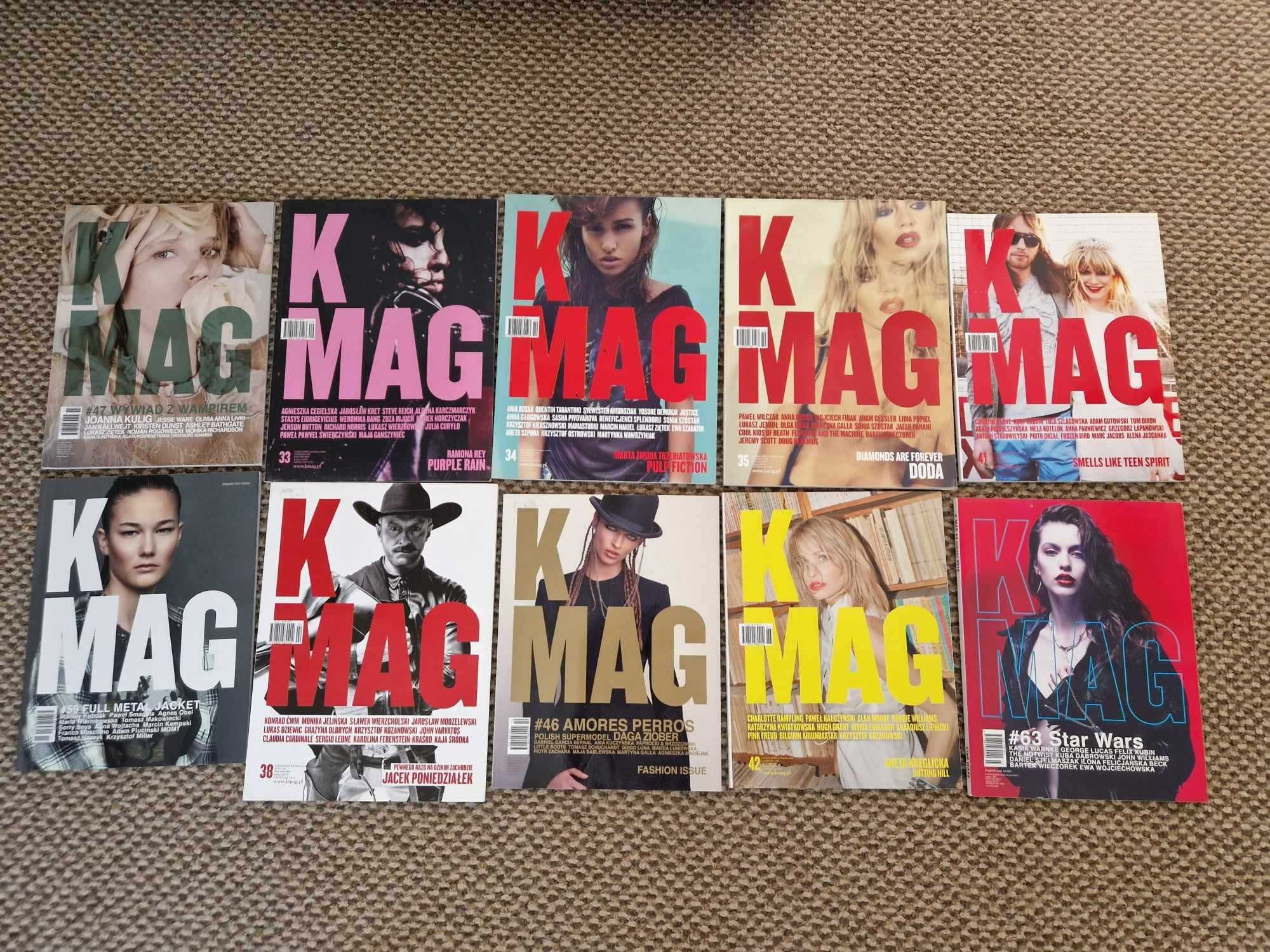 K MAG czasopisma kolekcjonerskie magazyny lifestyle - zestaw 10 szt.
