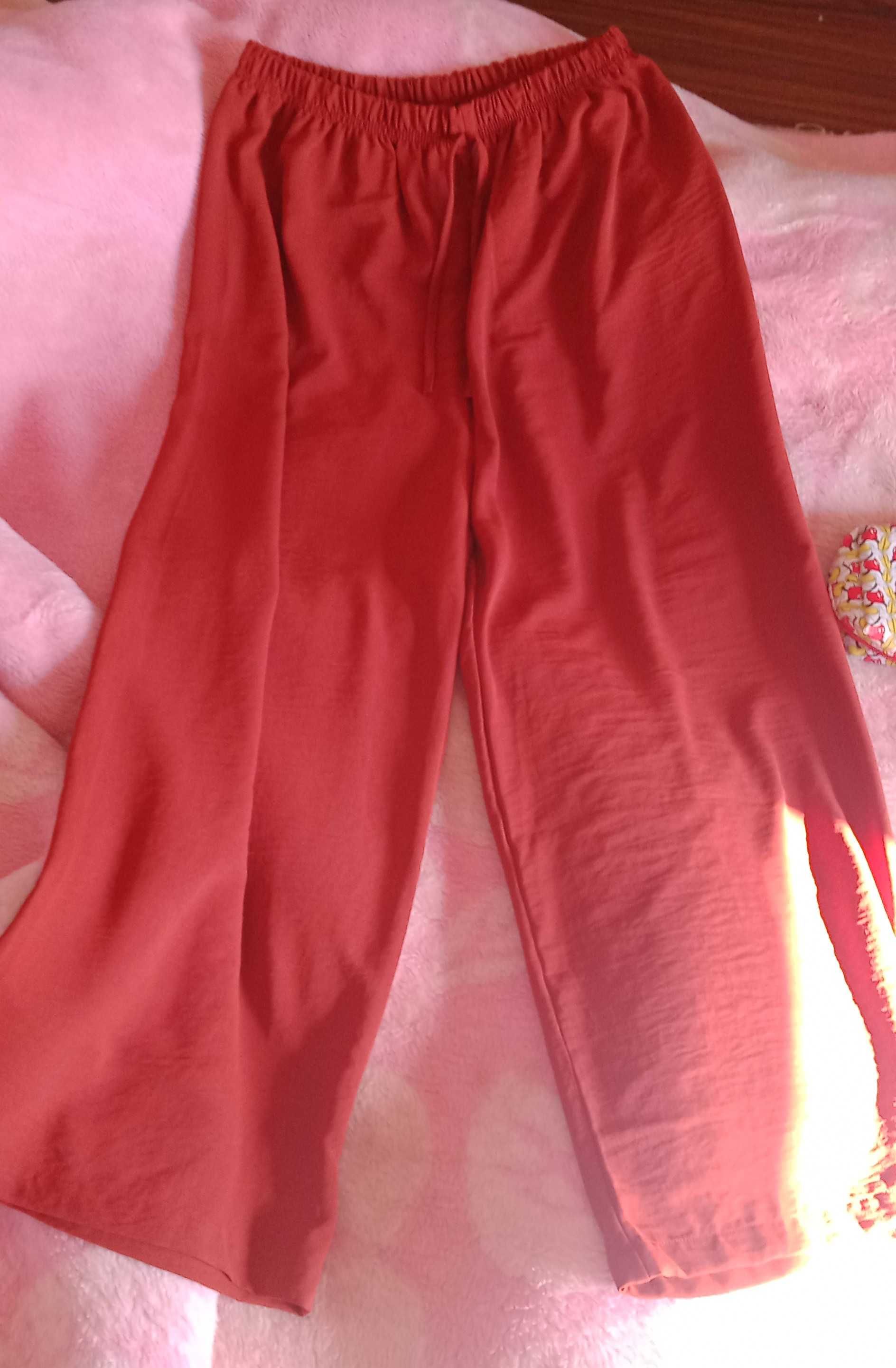 Calças pantalonas novas L/XL