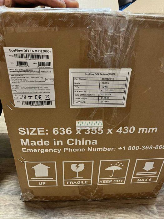 Зарядна станція EcoFlow DELTA Max 2000 2400W європейська версія