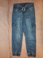 Spodnie jeansowe chłopięce, regular, denim cool club smyk 140/146