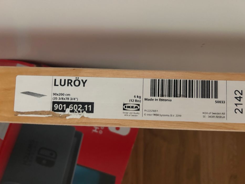 Cama de solteiro c/colchão