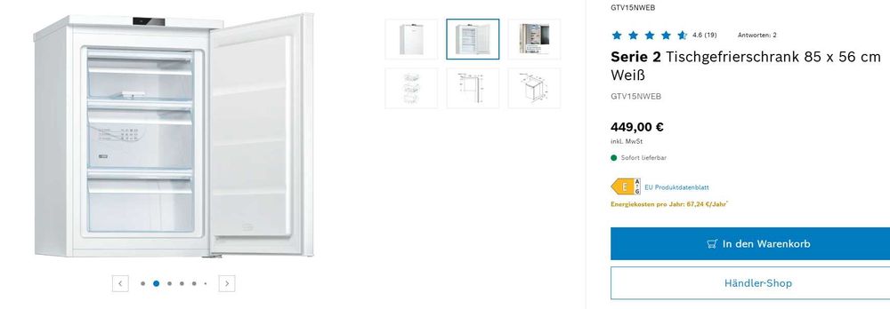 Zamrażarka Szufladowa BOSCH