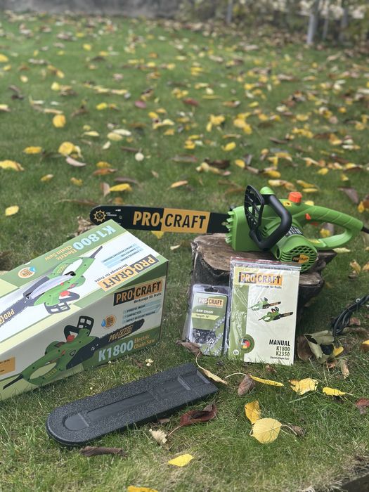 Електропила сучкоріз пила Procraft 35 см шина 1,8 кВт.