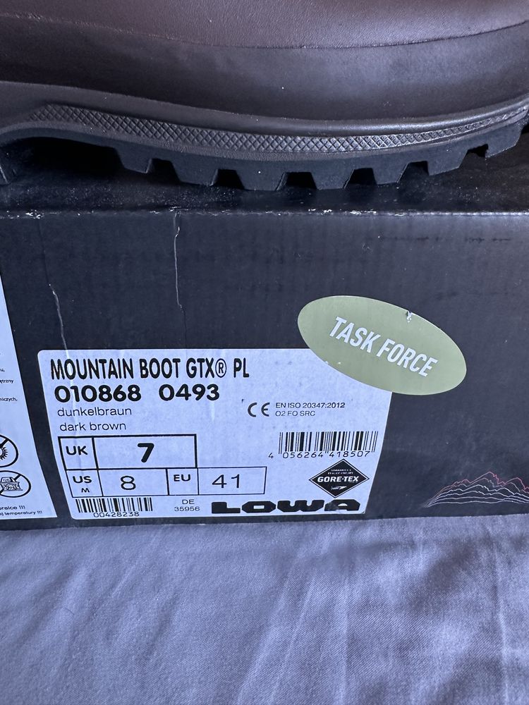 Lowa MOUNTAIN BOOT GTX r 41 dark brown buty trekkingowe