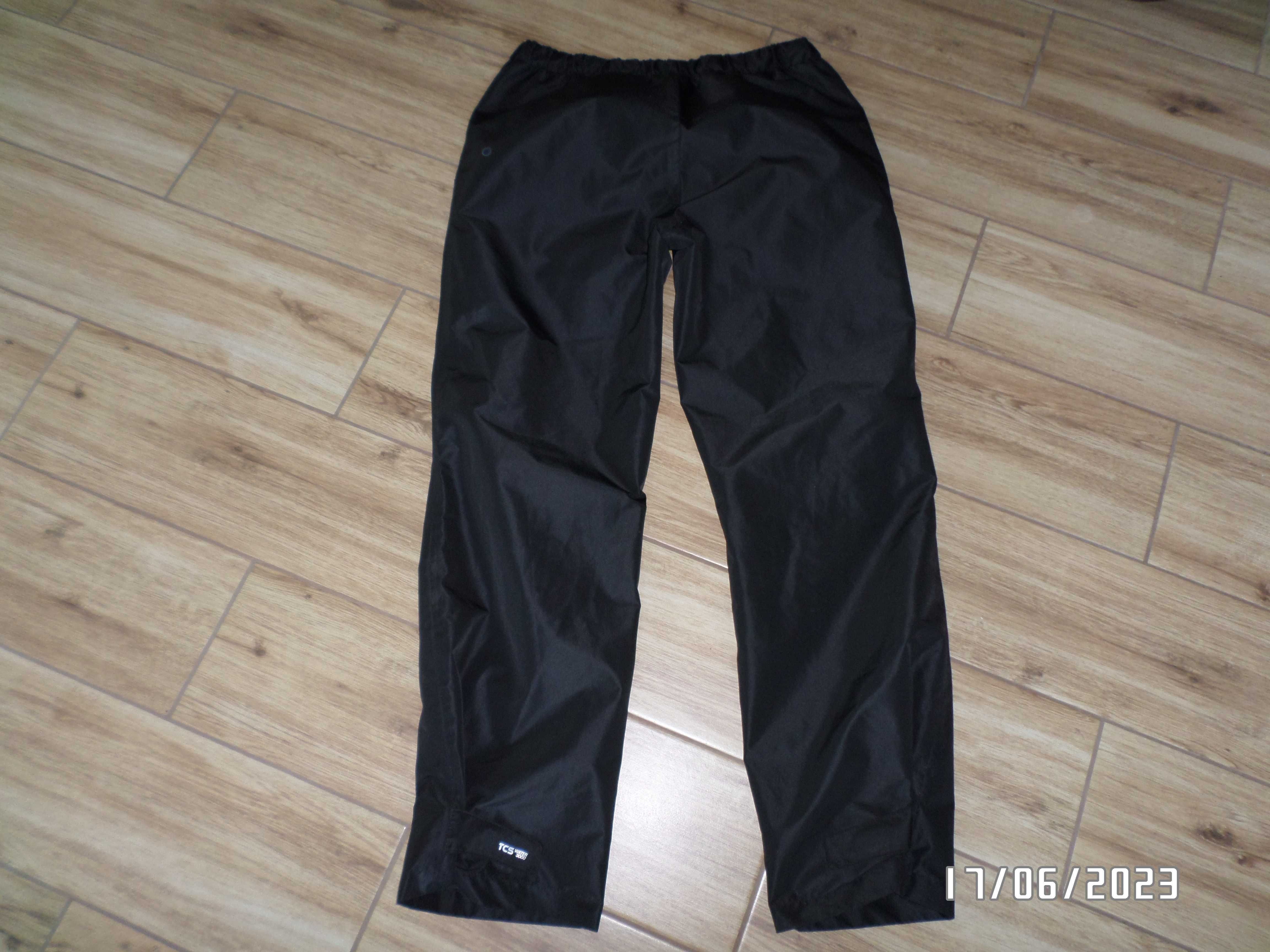 Firmowe czarne sportowe spodnie-EVEREST-42-L-Trekkingowe
