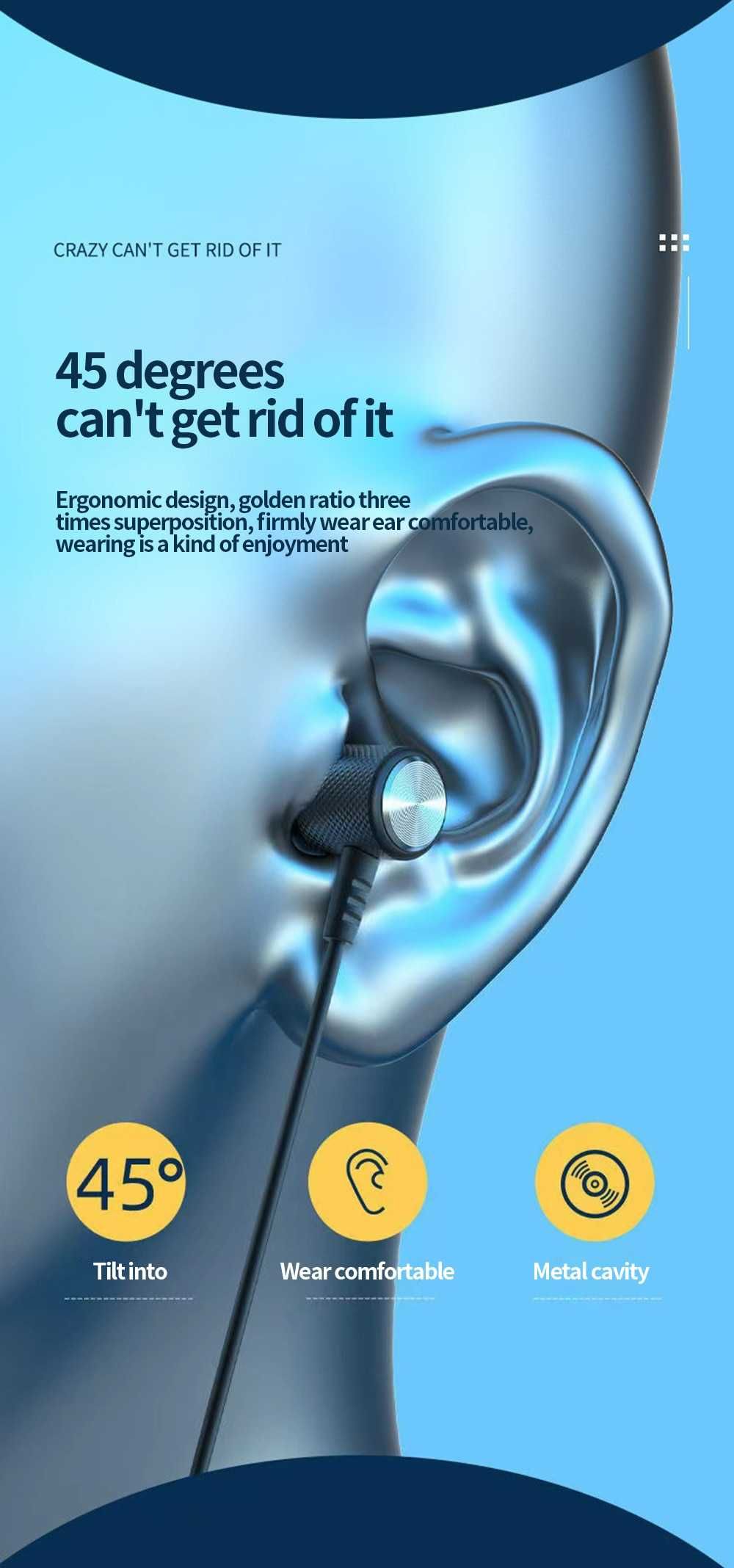 Zestaw słuchawkowy bezprzewodowy bluetooth słuchawki do biegania sport