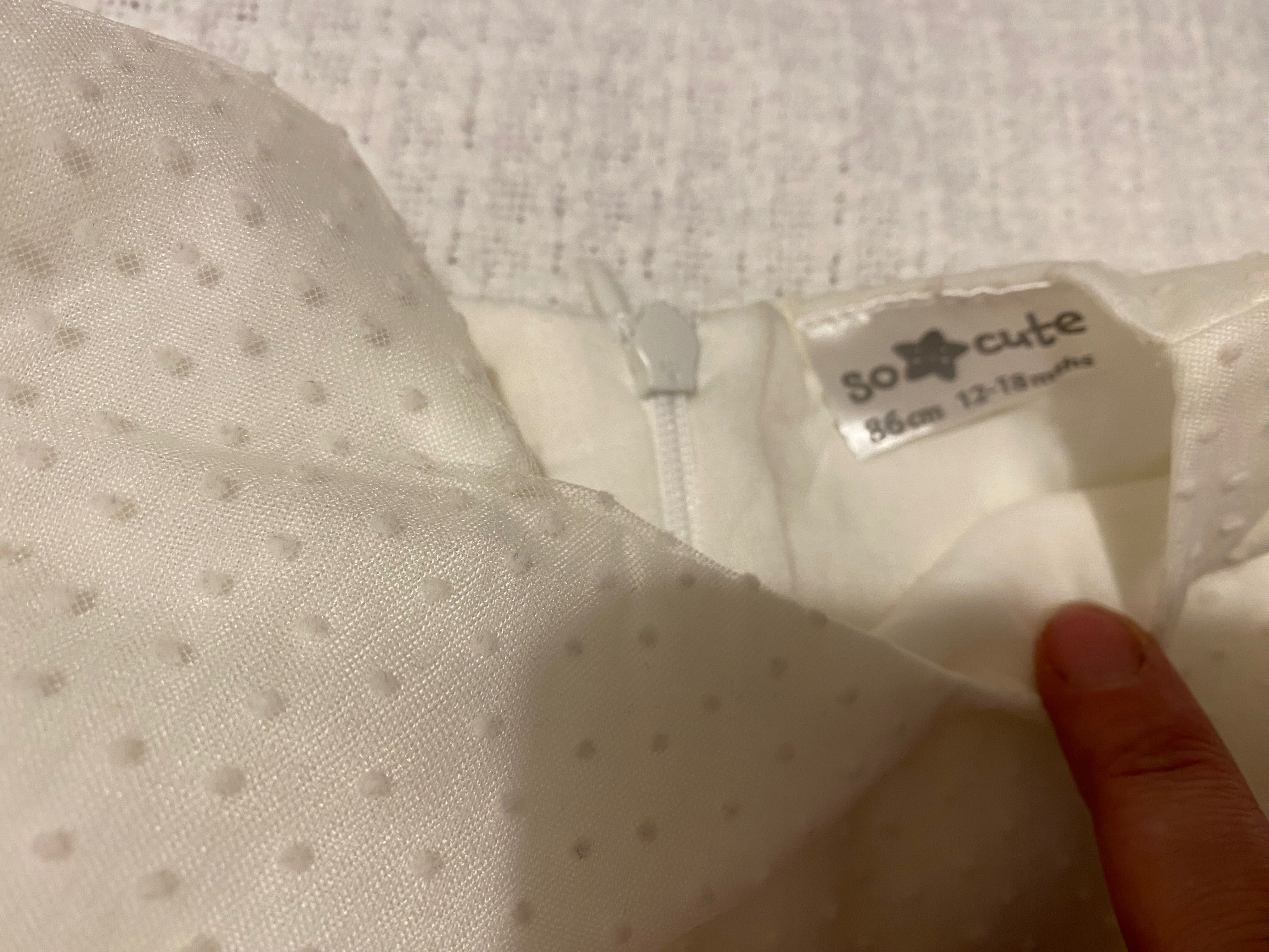 sukienka elegancka dla dziewczynki, r 86, nowa