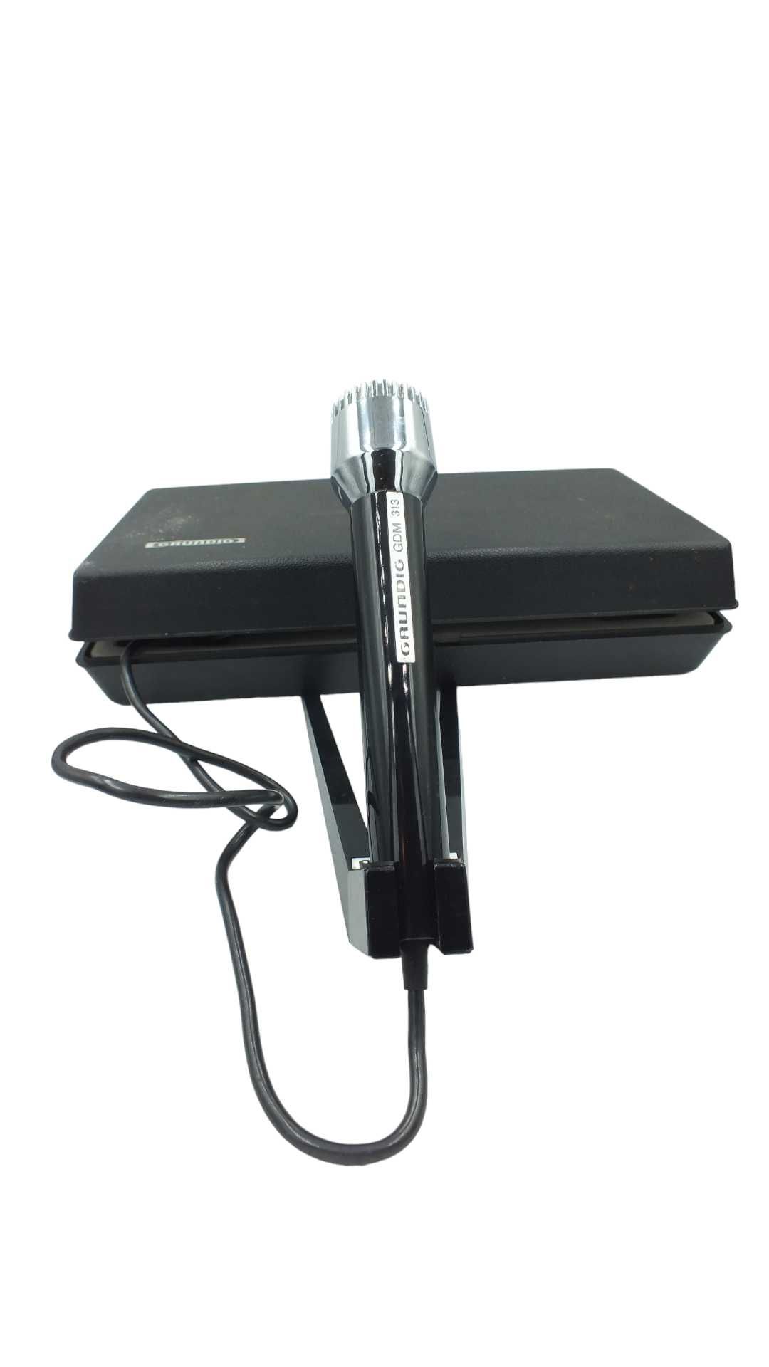 Mikrofon Grundig GDM 313 dynamiczny + oryginalne etui  LK