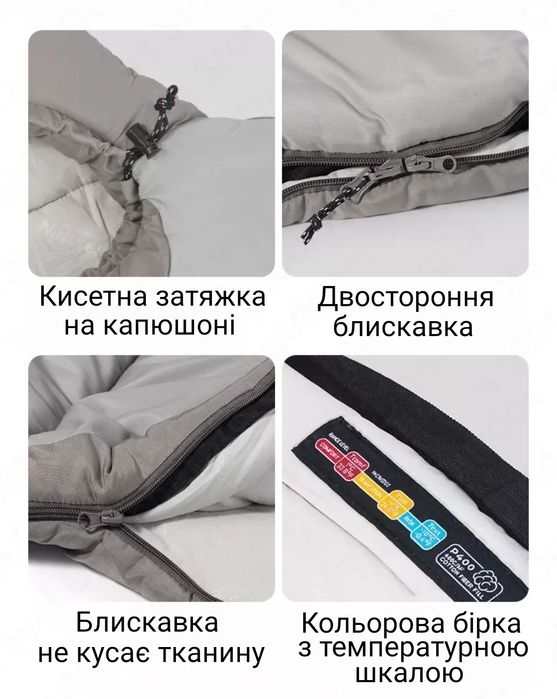 Спальник Naturehike, -4°С, відмінна якість