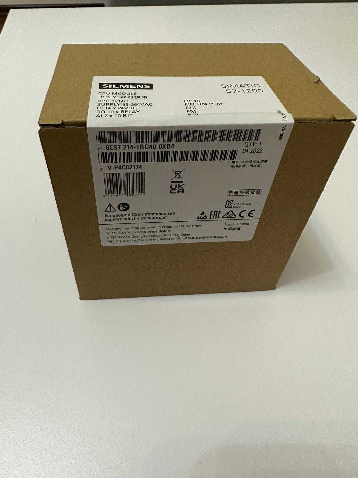 Siemens Simatic S7-1200 6ES7-214-1BG40-0XB0
