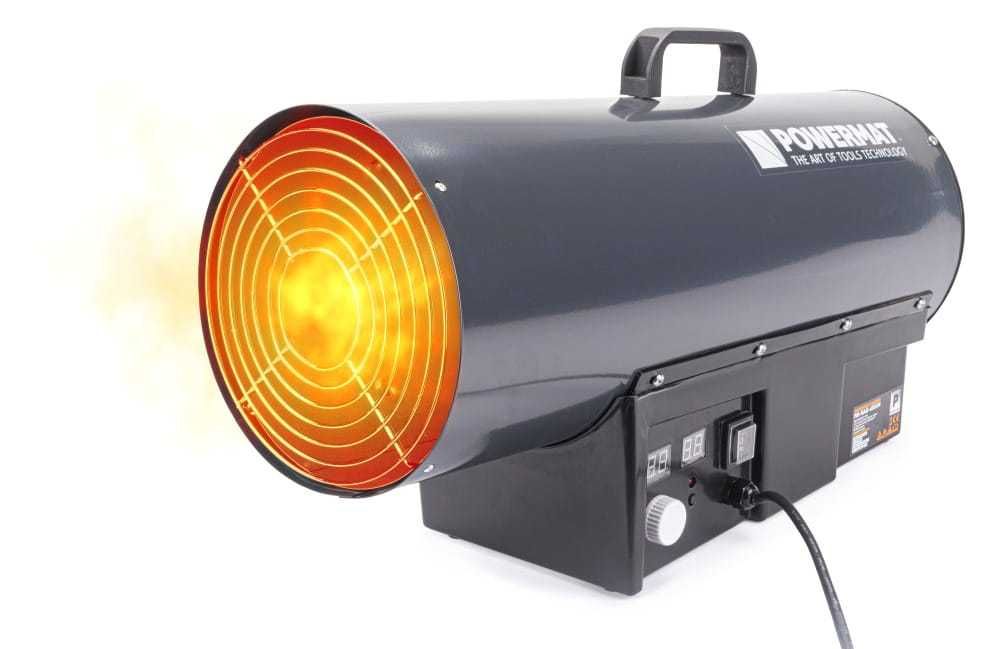 POWERMAT Nagrzewnica Gazowa Dmuchawa Termostat 65kw Lcd PM1028
