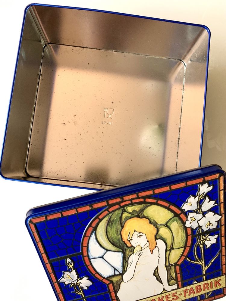 Unikat Metalowe Pudełko na ciastka Bahlsen Hannover Cakes puszka