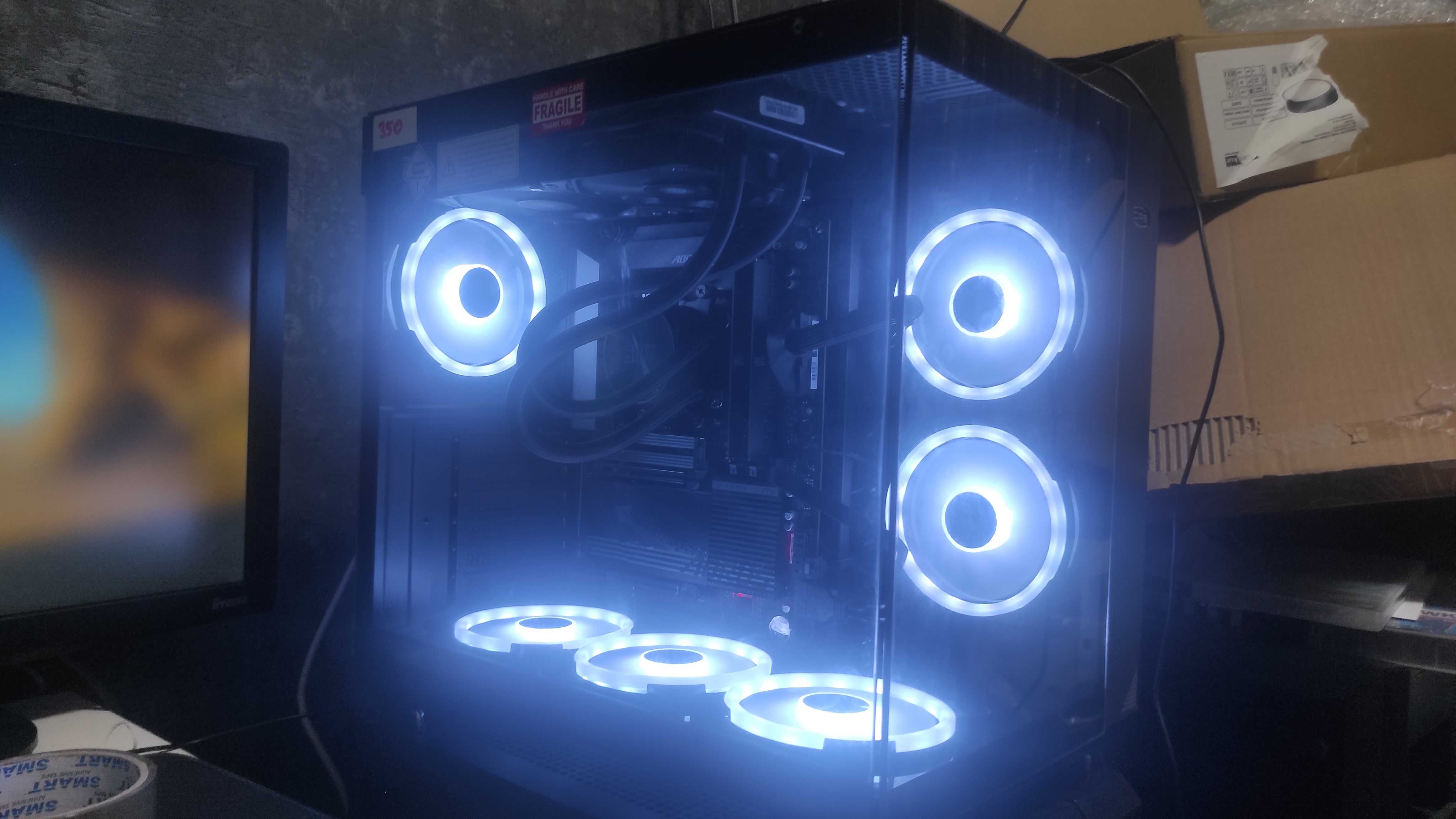 Komputer AM5 R5 8500G Aorus 64gb RAM 6xRGB AIO 280 SSD 128GB M.2 512GB