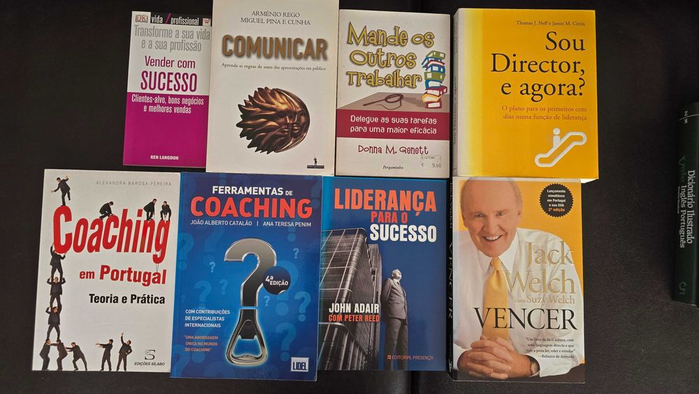 Pack Liderança, Gestão e Coaching – 8 livros no valor de 150€