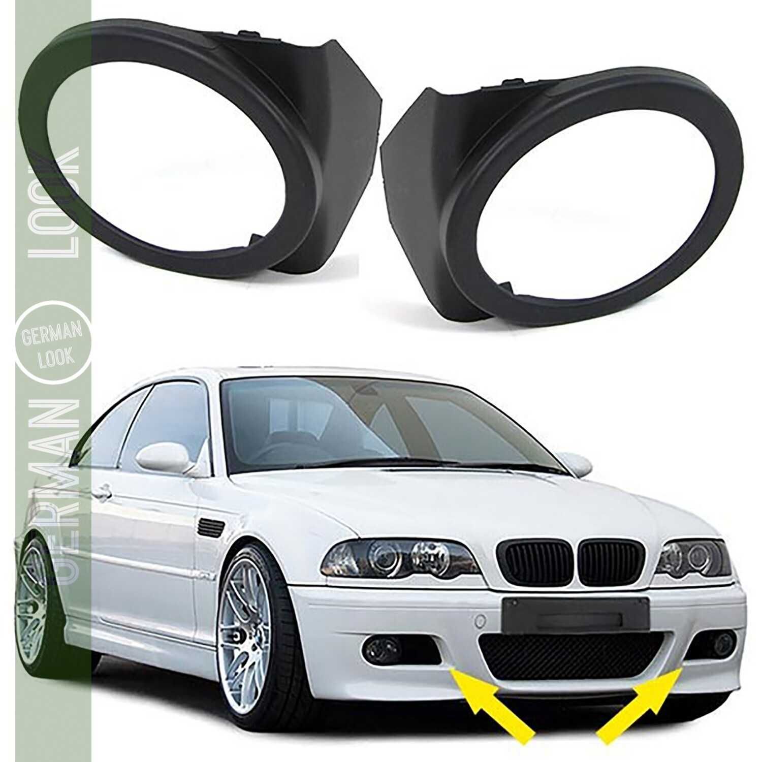 Par de capas para faróis de neblina para BMW Série 3 E46 1998 a 2007