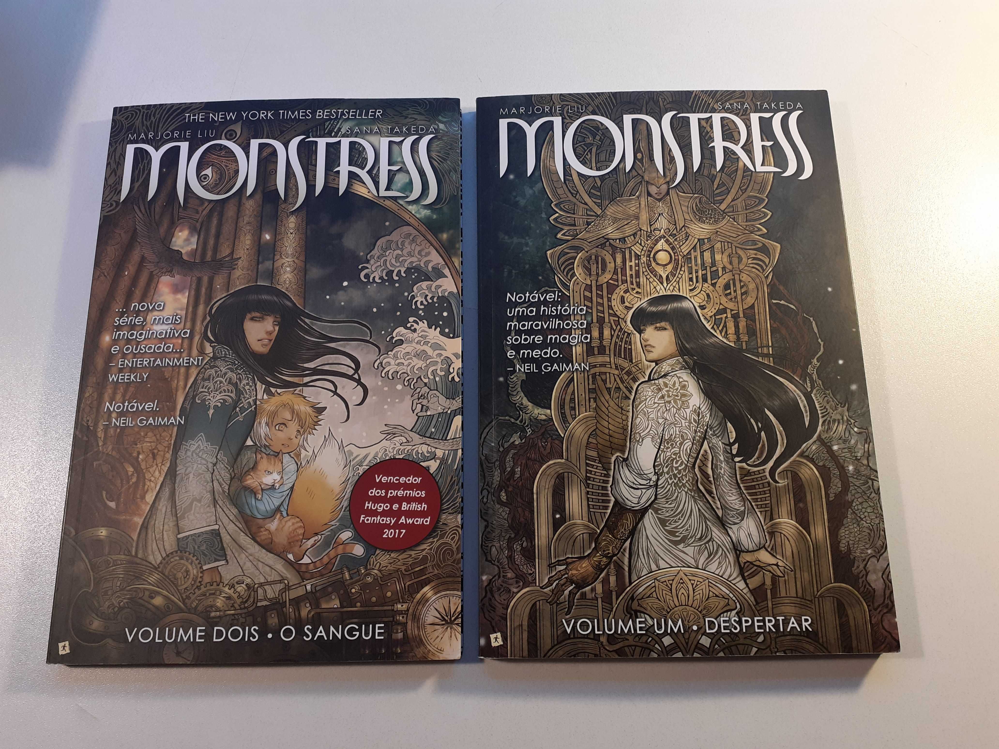 Livros de BD - Monstress - Vols. 1 e 2