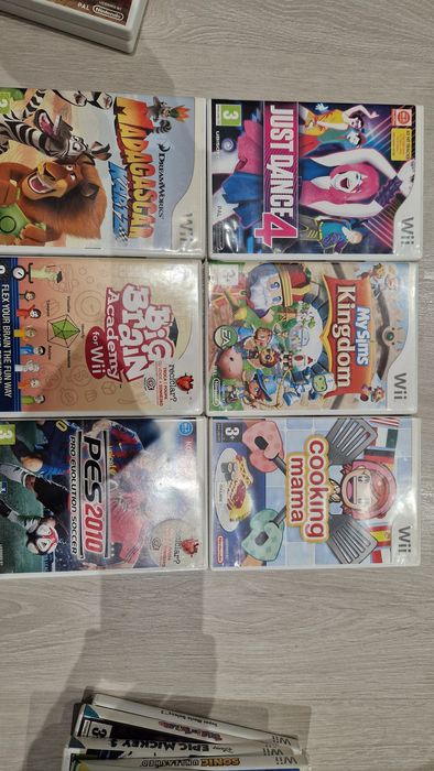 Nintendo Wii com acessórios e jogos