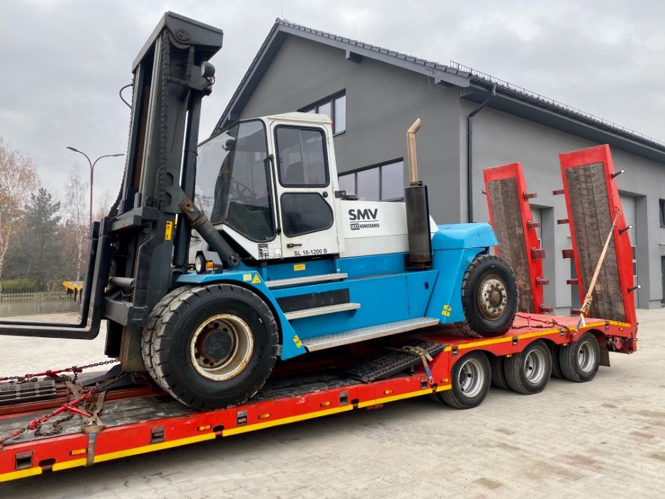 Wynajem wózka widłowego Dąbrowa Górnicza 12 Ton 16 Ton Kalmar SMV