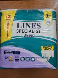 Підгузки для дорослих Lines Specialist  L ( от 110 см) 14 шт. Памперсы