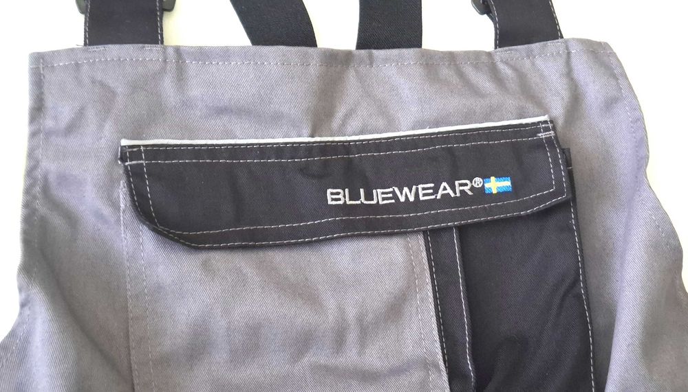 Spodnie robocze BLUEWEAR; ogrodniczki monterskie. Rozmiar 54. NOWE