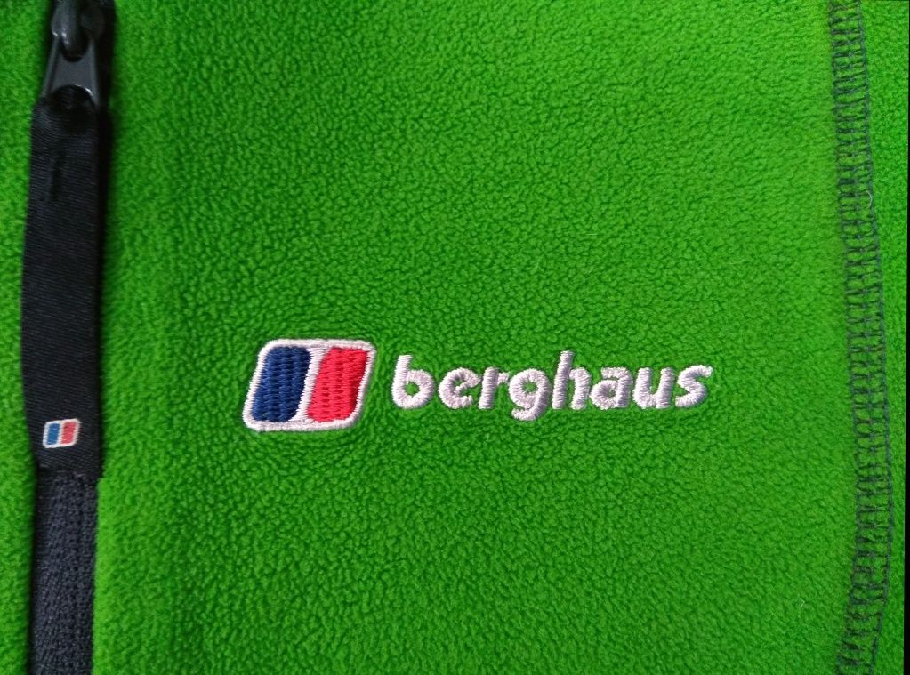 BERGHAUS XL флис кофта флисовая ОРИГИНАЛ зеленая