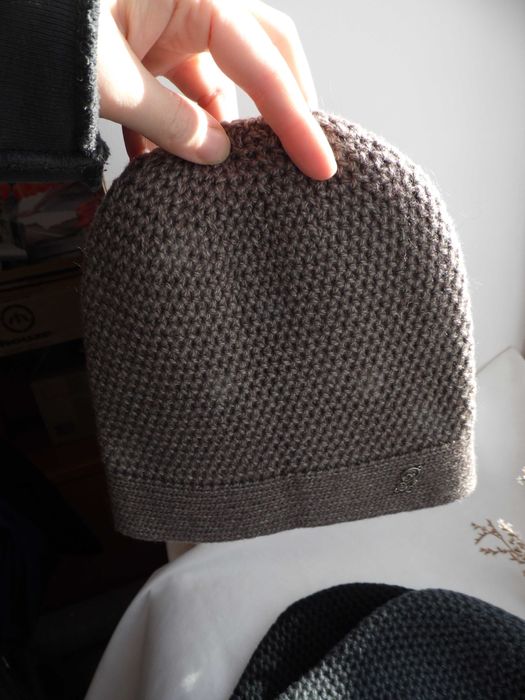 Комплект шапка і рукавички 50 шерсть 50 пан