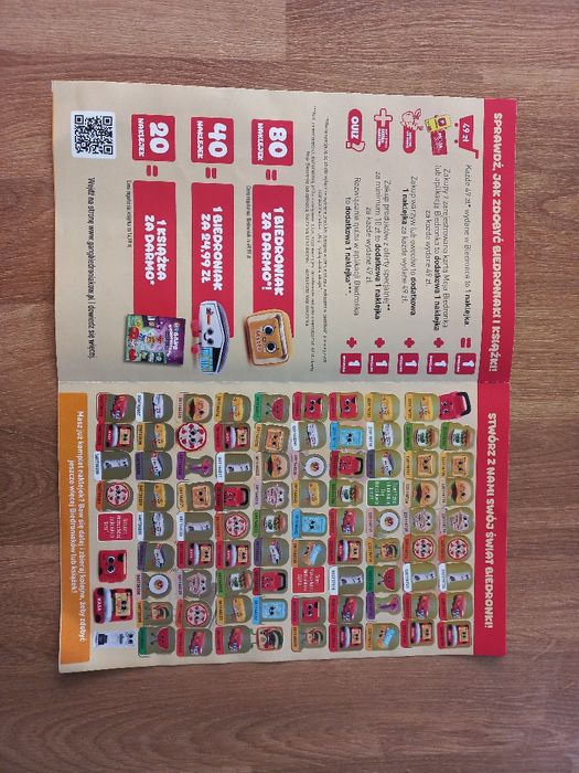 Album gang biedroniaków komplet naklejek