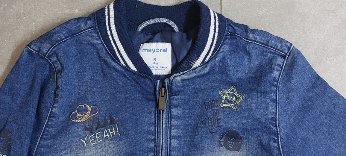Casaco de ganga forrado Mayoral, menino, 6 anos