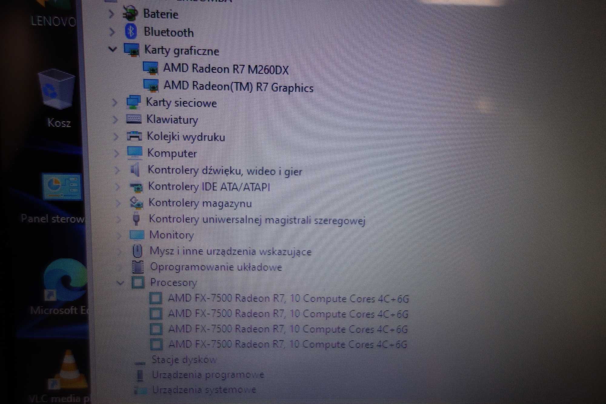 Laptop Używany Lenovo Z50-75 AMD 15,6 FHD 16GB 256SSD Radeon W10 GW FV