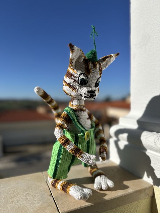 Boneco de Crochê Findus - Feito à Mão com Carinho