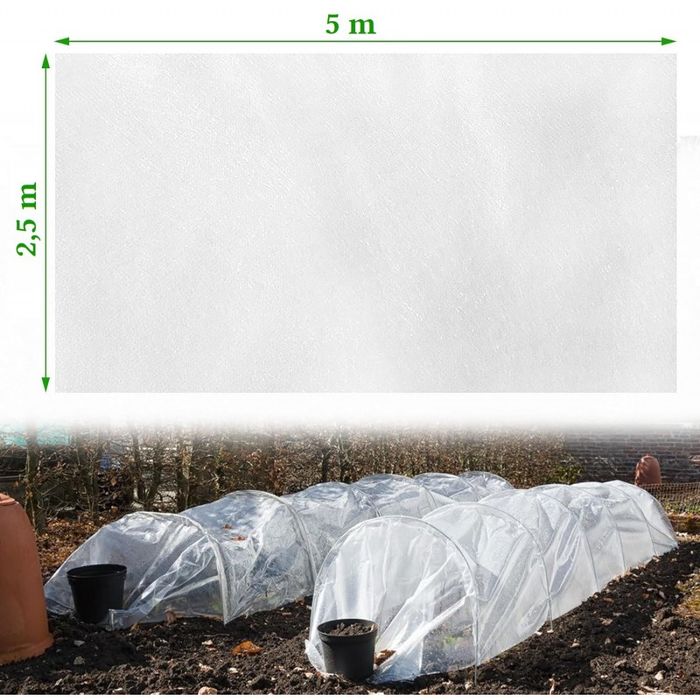 wielozadaniowa agrowłóknina ogrodowa  2,5 x 5 m oa02