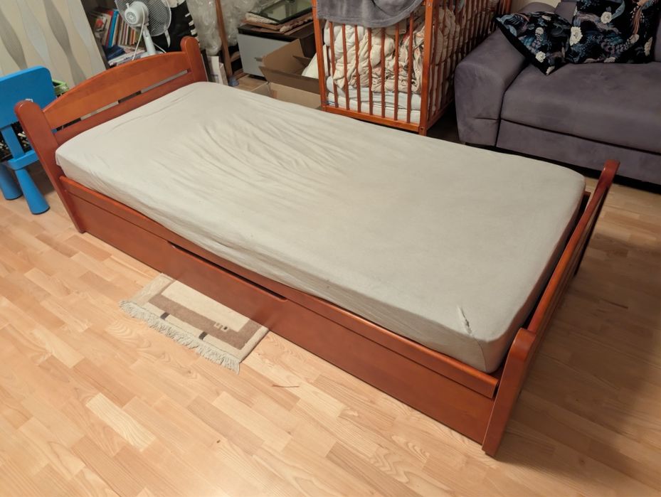 Łóżko drewniane 90x200