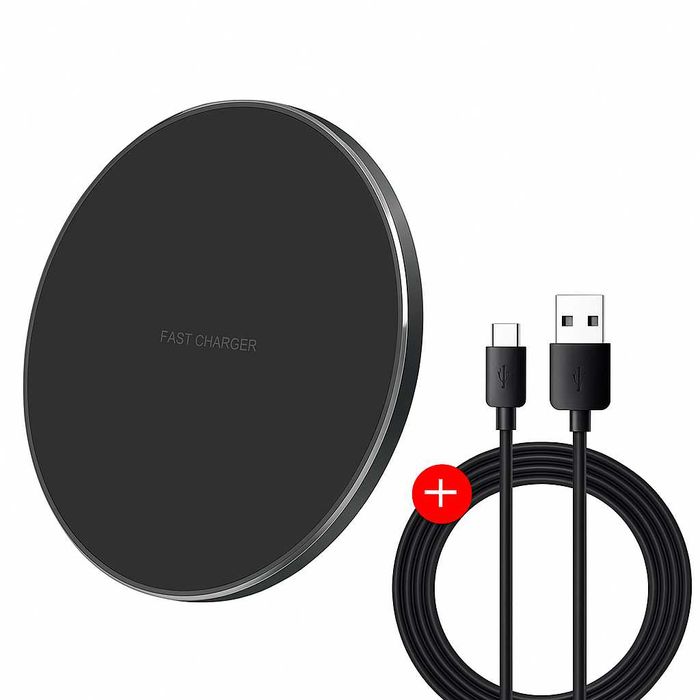 Szybka ładowarka bezprzewodowa 100W Qi Typ-C LED do iPhone