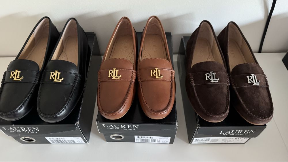 Mocassins pele Ralph Lauren, novos a estrear!!