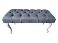 Ławka Chesterfield Pufa Glamour Ławeczka do przedpokoju podnóżek