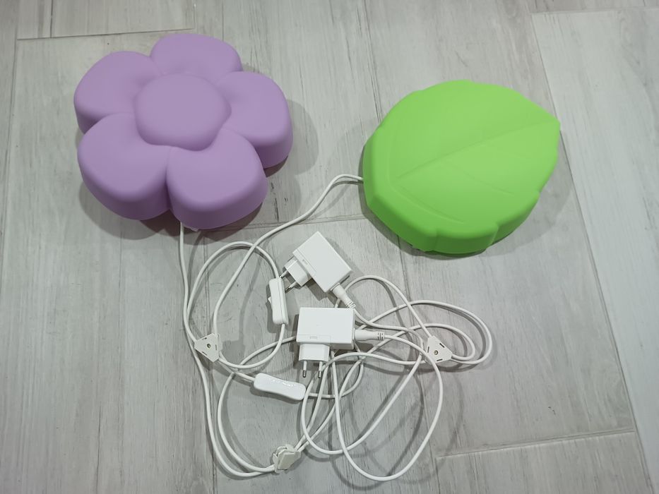 Candeeiros Led Flor e Folha IKEA