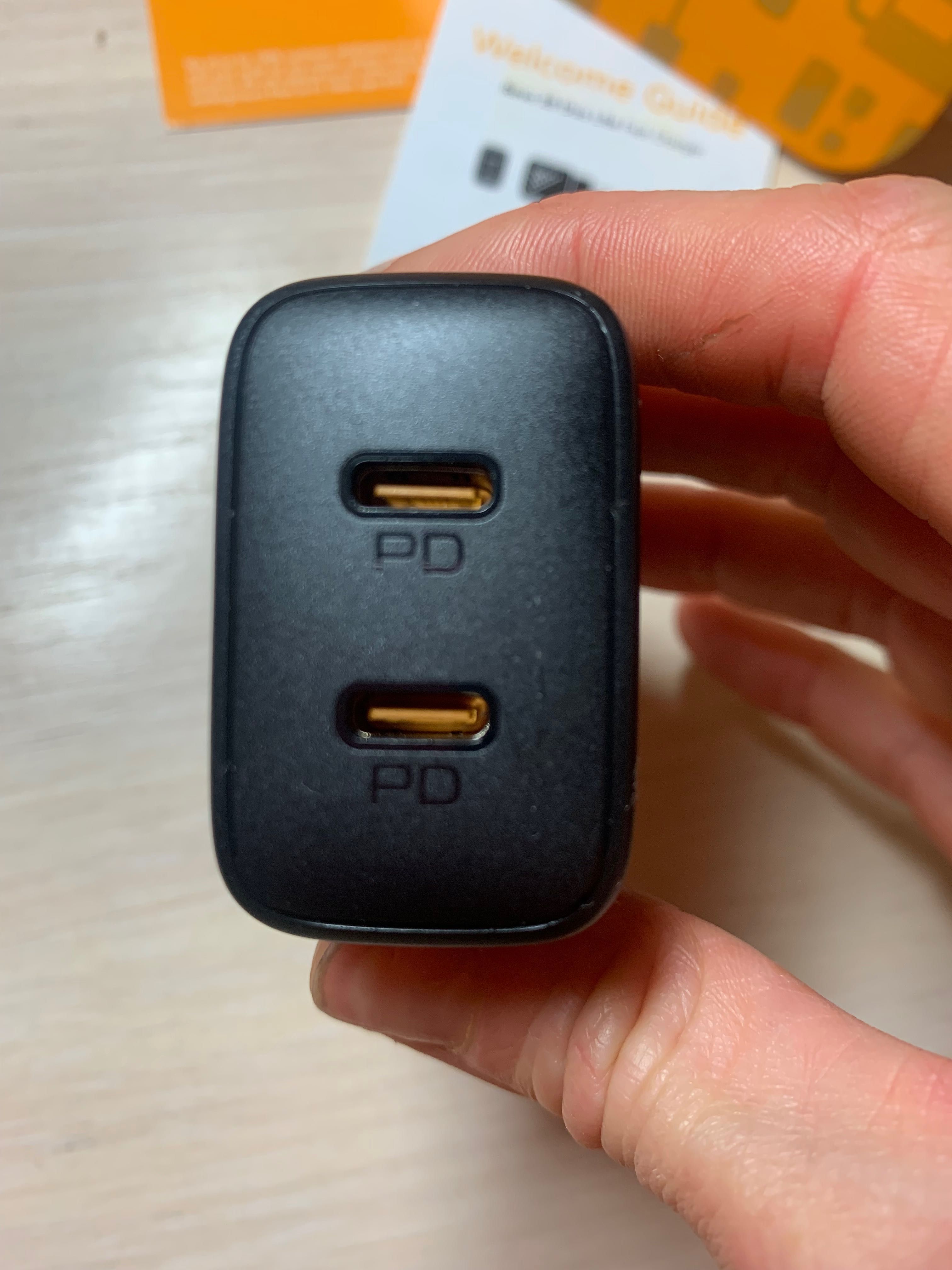 Зарядний пристрій VOLTME 20W Dual Black USB C
