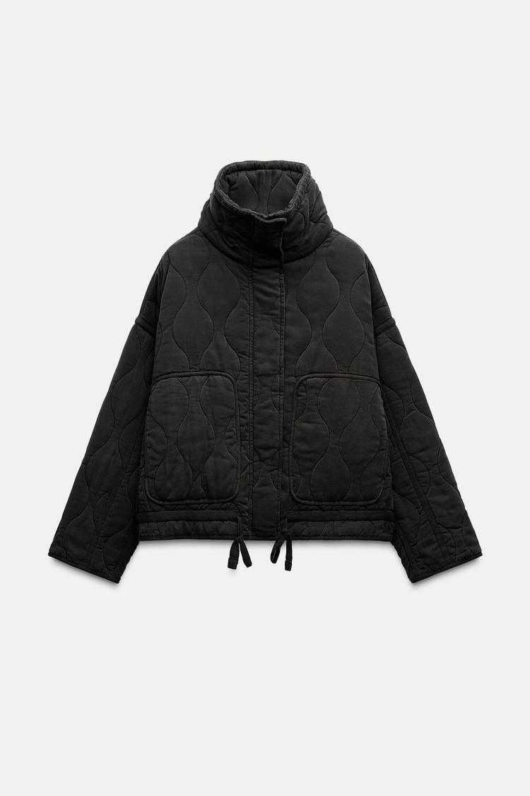 Стеганая куртка zara