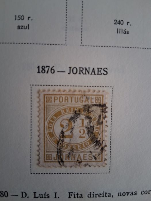 Colecções de selos novas e usados