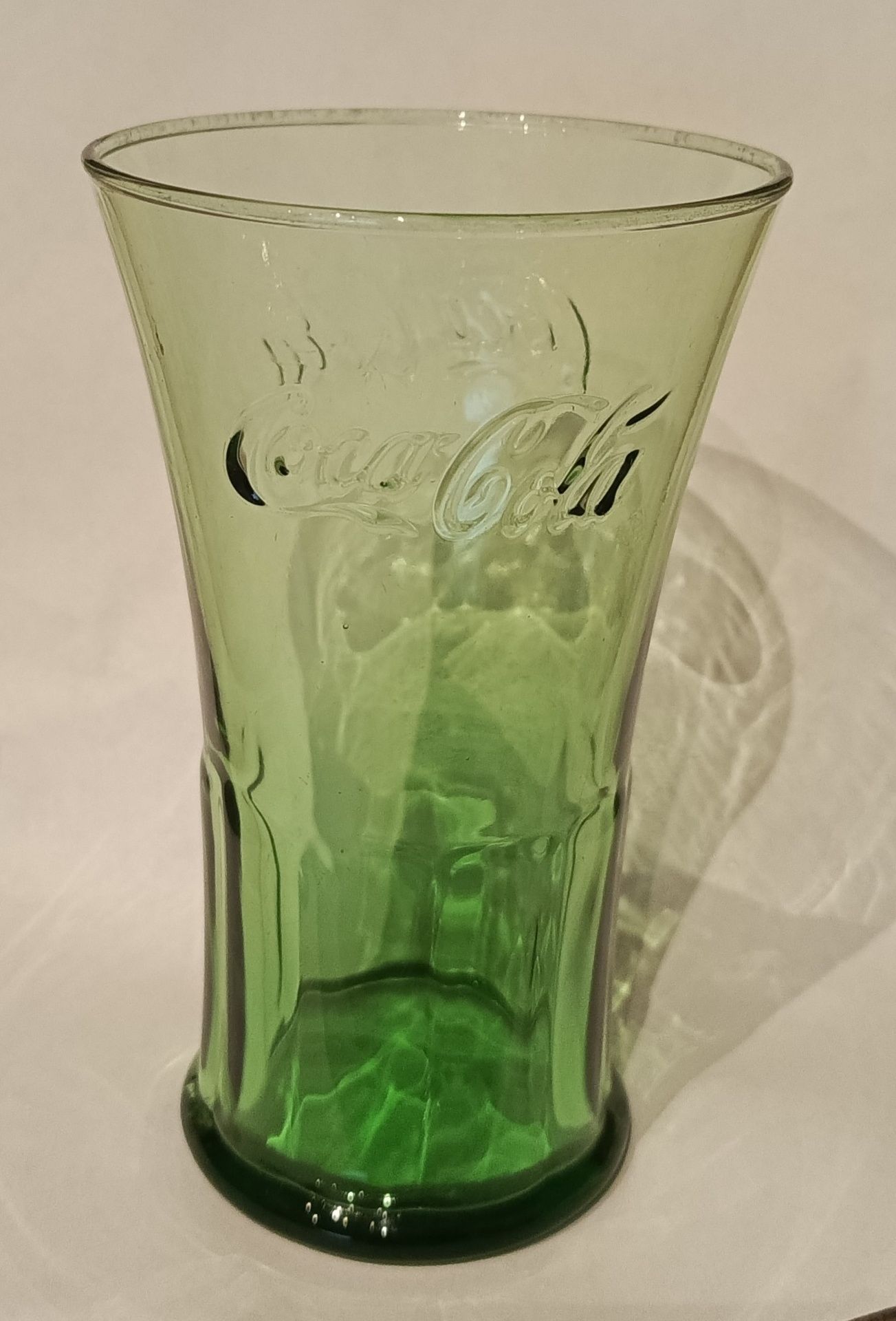 Kolekcjonerska stara szklanka Coca Cola, wzór Wazon.