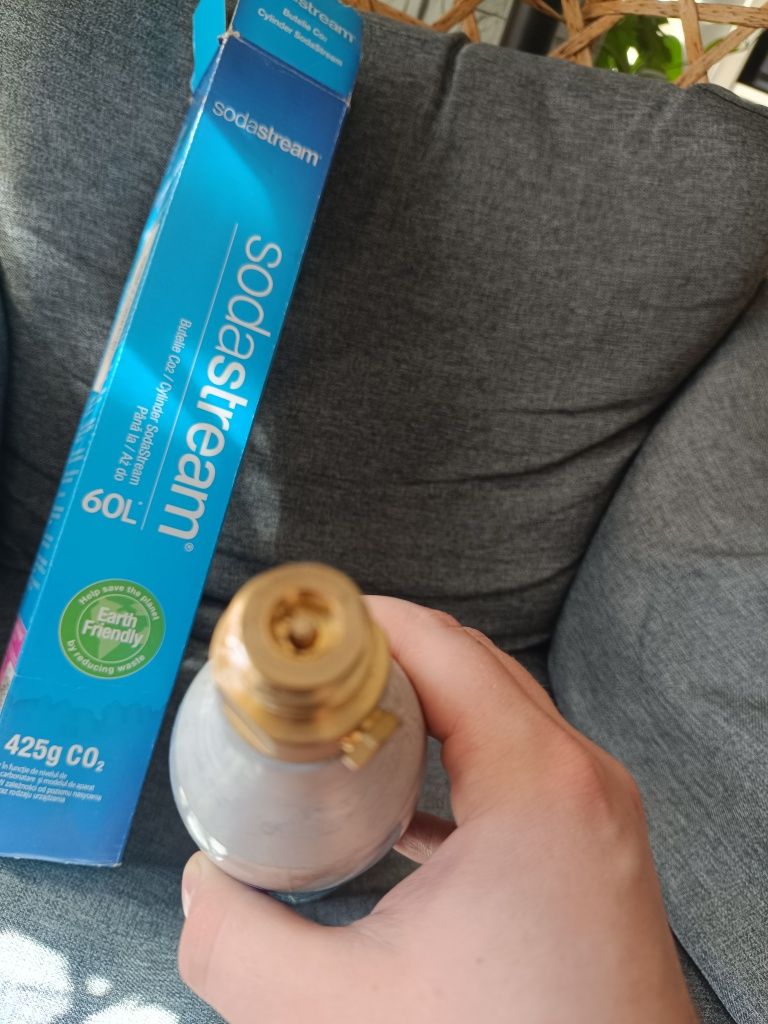 Sodastream 60 L niebieska orginalna nabita