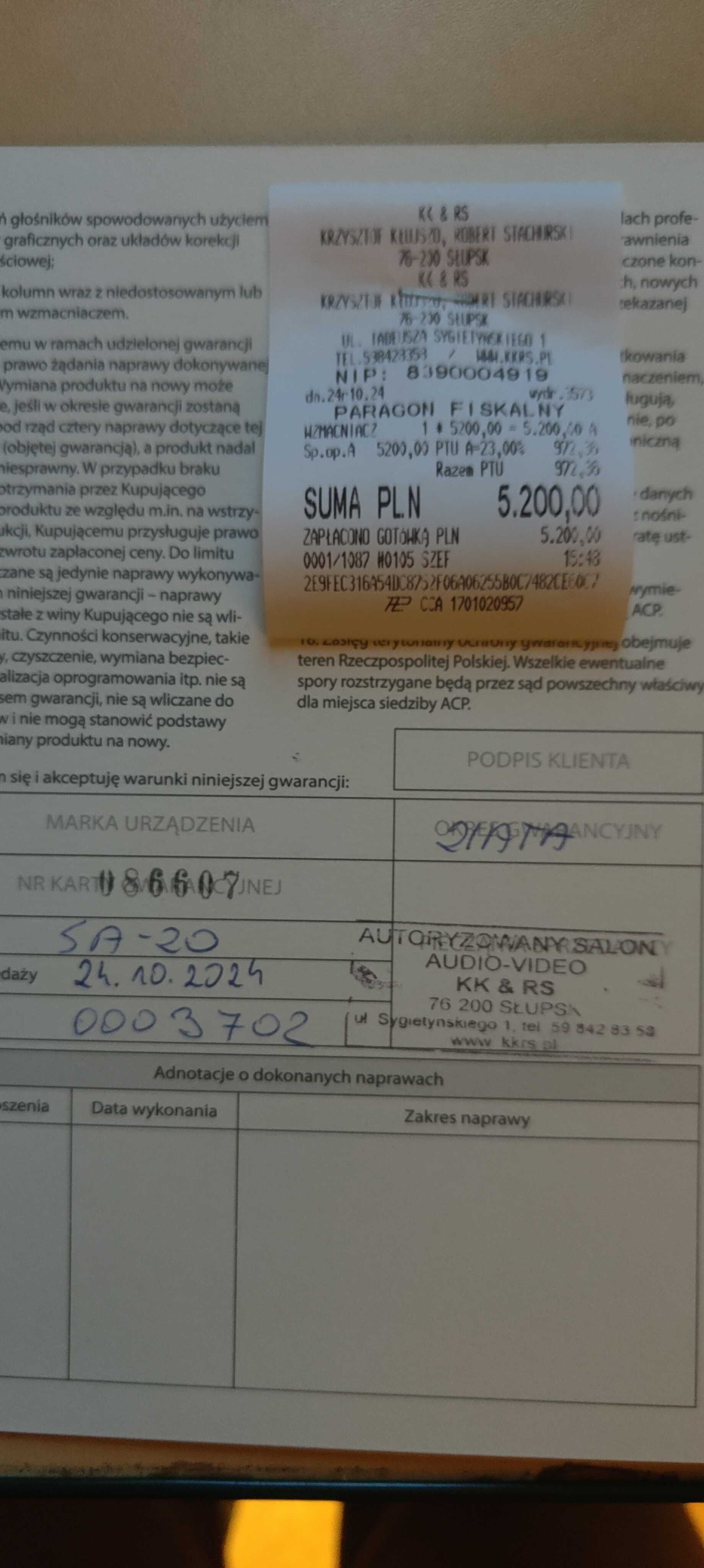 ARCAM  ST60 ARCAM   SA20
Wzmacniacz zintegrowany w klasie G
Streamer