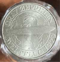 Moneta 3 Marki Zeppelin 1930