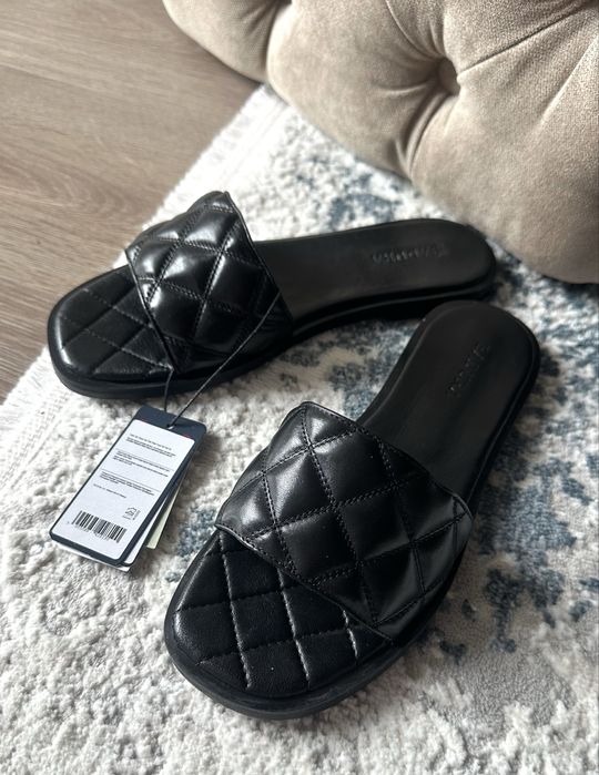 Шльопанці сланці шкіра
