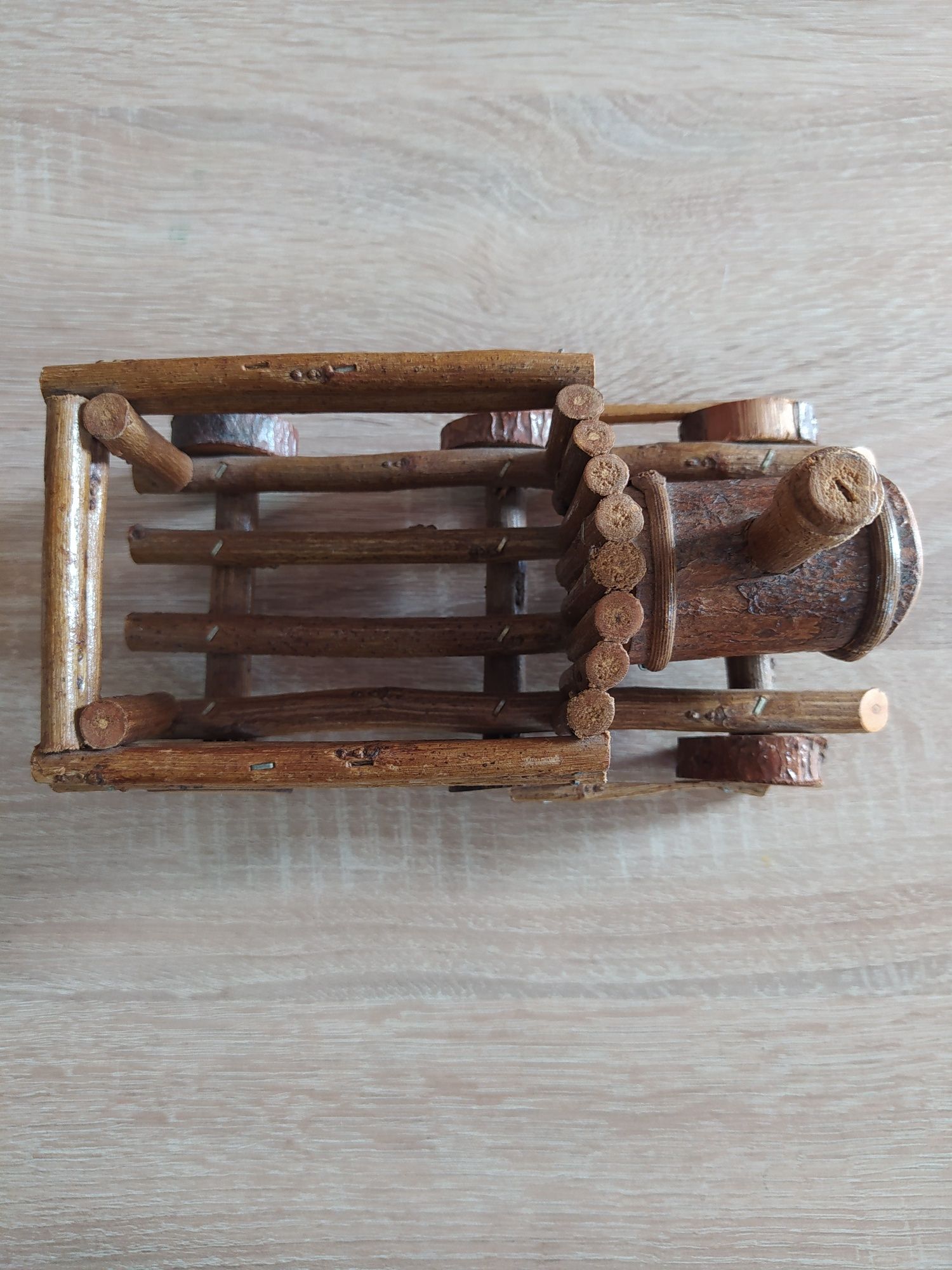 Auto drewniane ciężarówka figurka 19cm
