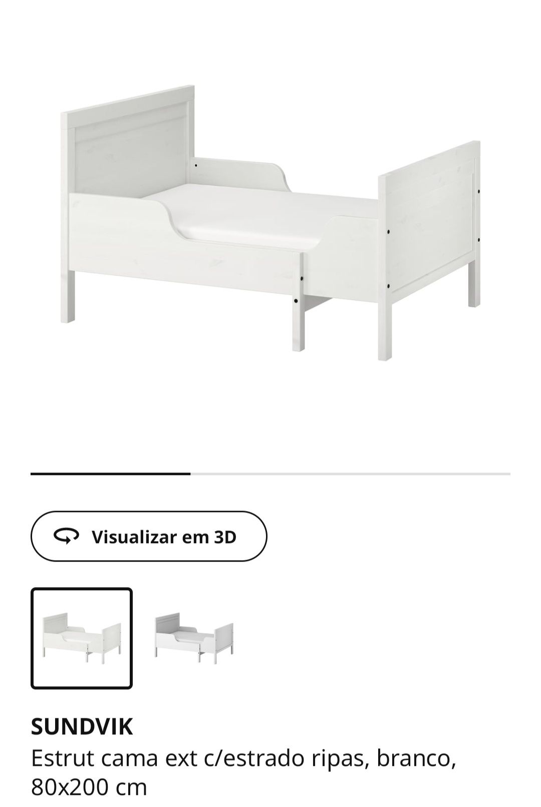 Cama extensível IKEA sundvik