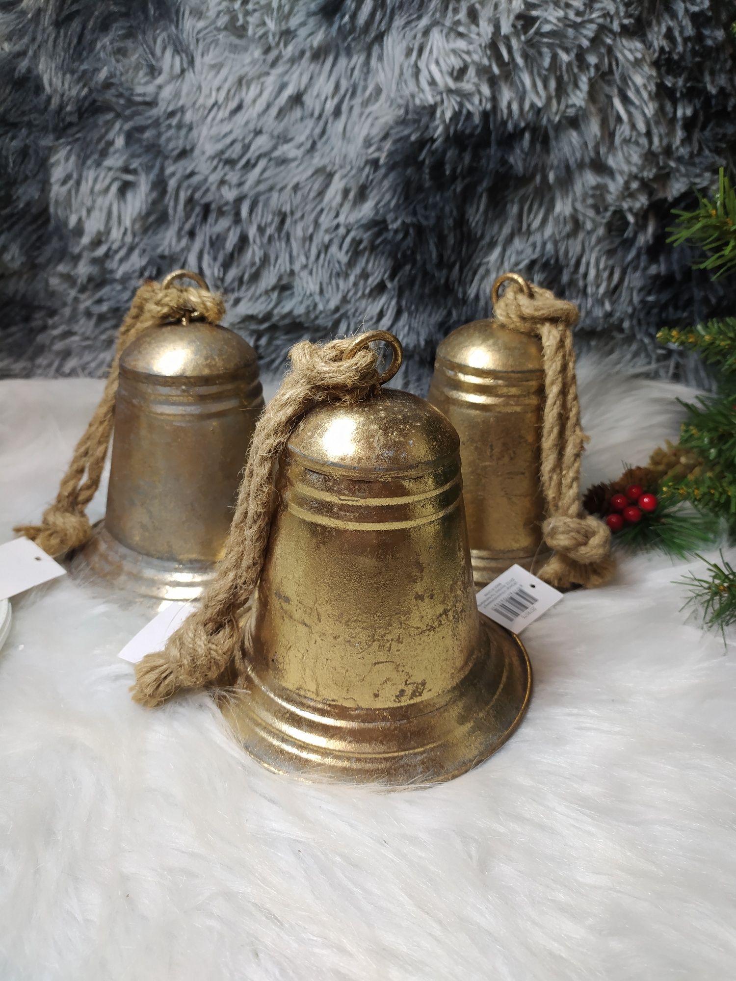 Великий колокол новогодний декор морський дзвіночок ринда