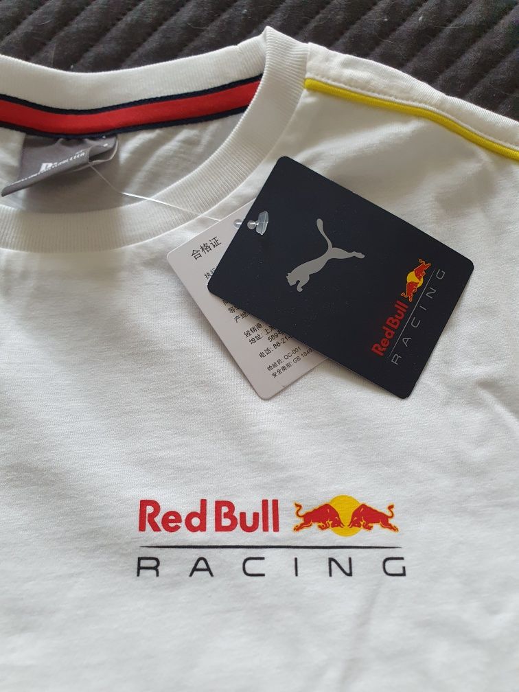 T-shirt bluzka XS puma Red Bull Racing SP biała