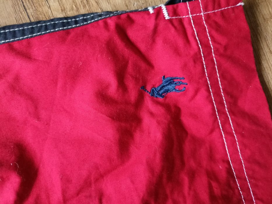 Ralph Lauren spodenki S szorty  granatowo-czerwone męskie