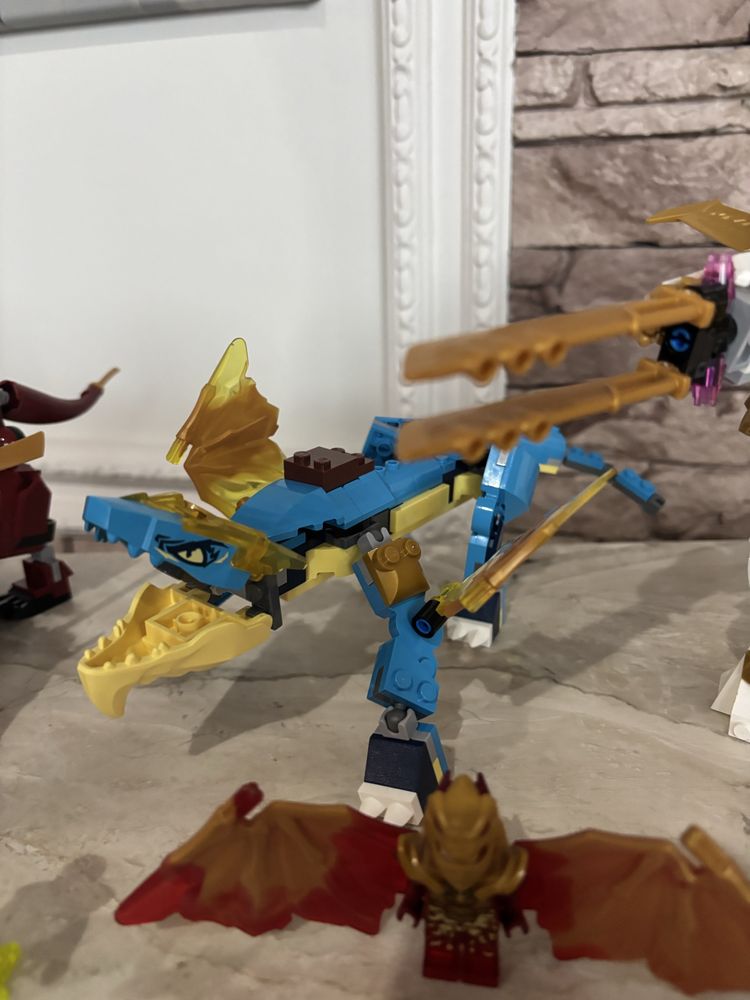 Lego ninjago 19 figurek smoki i mech
